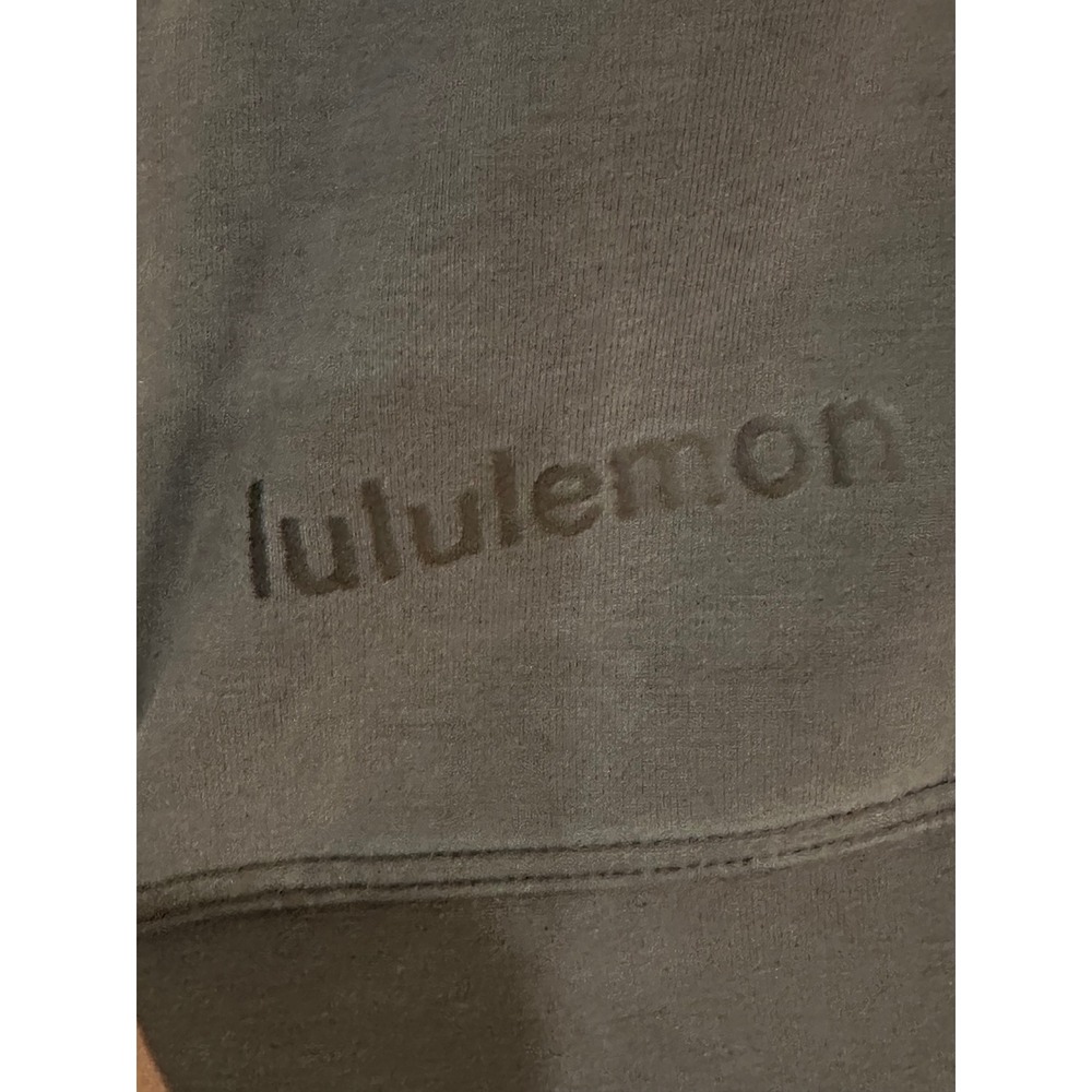 Lululemon Perfectly Oversized Cropped Crew Sweatshirt Dark Grey Size 8 LW3HONS